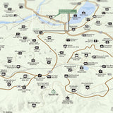 Fallout - Appalachian Wasteland - National Park Style Map - 16x20 inches