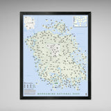 Morrowind - National Park Style Map - 16x20