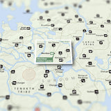 Horizon Zero Dawn - National Park Style Map - 16x20