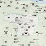 Morrowind - National Park Style Map - 16x20