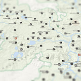 Horizon Zero Dawn - National Park Style Map - 16x20