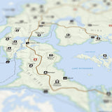 The Witcher - Redania - National Park Style Map - 16x20