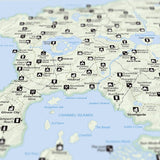 WoW - Eastern Kingdoms - National Park Style Map - 16x20