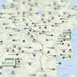 WoW - Kalimdor - National Park Style Map - 16x20