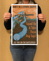 Battlefield One - Spawn Camper Propaganda Print - 11x17
