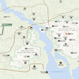 Fallout - Capital Wasteland - National Park Style Map - 16x20