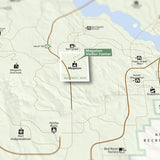 Fallout - Capital Wasteland - National Park Style Map - 16x20
