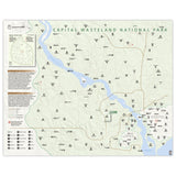 Fallout - Capital Wasteland - National Park Style Map - 16x20