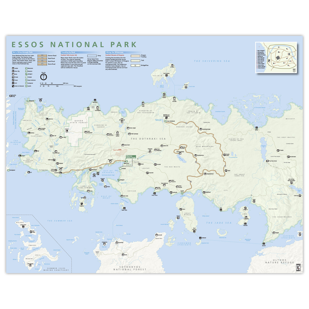 Essos Detailed Map