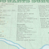 Hogwarts School of Witchcraft and Wizardry - Plus Hogsmeade  - Vintage Plat Map - 16x20