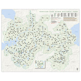 Horizon Zero Dawn - National Park Style Map - 16x20