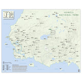 Hyrule - National Park Style Map - 16x20