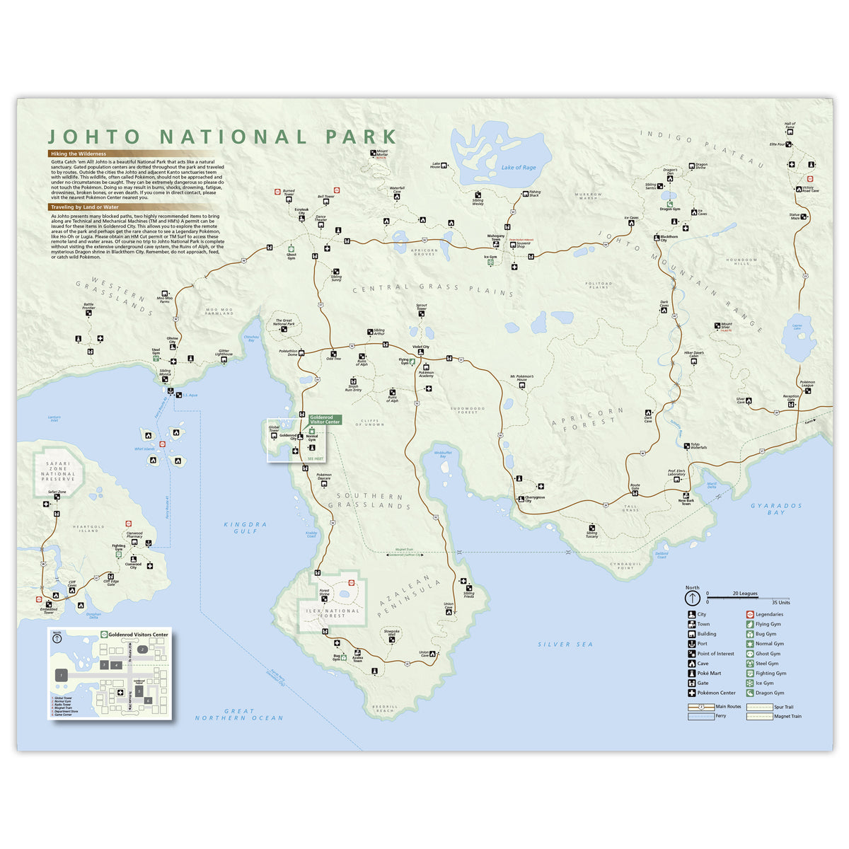 Pokemon Johto Region National Park Style Map 16x20 KnerdKraft pokemon-johto-region-national-park-style-map-16x20-knerdkraft