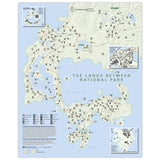 The Lands Between - Elden Ring - National Park Style Map - 16x20