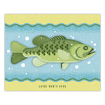 Large Mouth Bass - Graphic Print