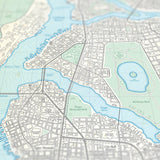 Gotham City - Vintage Plat Map - 16x20