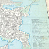 Gotham City - Vintage Plat Map - 16x20
