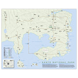 Pokemon Kanto Region - National Park Style Map - 16x20