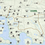 Runescape - National Park Style Map - 16x20