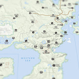 Runescape - National Park Style Map - 16x20