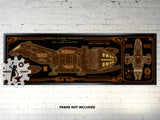 Firefly Class Transport - Starship Schematic - 36x11.75