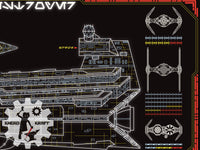 Imperial Star Destroyer - Starship Schematic - 36x11.75