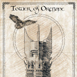 Lord of the Rings - Tower of Orthanc Print - 36x11.75