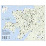 Warhammer - National Park Style Map - 16x20