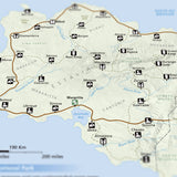 Warhammer - National Park Style Map - 16x20