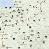 Warhammer - National Park Style Map - 16x20