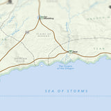 Wheel of Time - National Park Style Map - 16x20