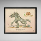 Deathclaw - Vintage Style Fallout Print - 8x10 or 16x20 inches