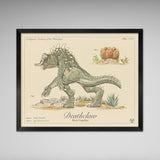 Deathclaw - Vintage Style Fallout Print - 8x10 or 16x20 inches