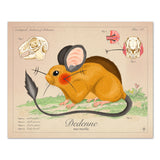 Dedenne - Vintage Style Pokemon Print - 8x10 or 16x20 inches