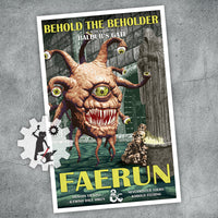 Faerun - Behold the Beholder - Travel Print - 11x17 inches
