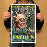 Faerun - Behold the Beholder - Travel Print - 11x17 inches