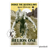 Mojave Wasteland - Fallout Vegas Travel Print - 11x17 inches