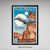 Serenity Shipping Company - Advertisement Print - 11x17 inches