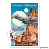 Serenity Shipping Company - Advertisement Print - 11x17 inches