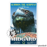 Midgard  - God of War - Travel Print - 11x17 inches