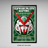 Gundam Pilots Wanted - Recruitment Print - 11x17 inches