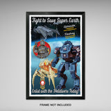 Helldivers - Vintage B Movie Style Print - 11x17 inches