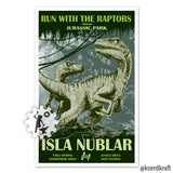 Jurassic Park - Isla Nublar Travel Print - 11x17 inches