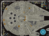 Millennium Falcon - Starship Schematic - 36x11.75