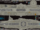 Millennium Falcon - Starship Schematic - 36x11.75