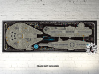 Millennium Falcon - Starship Schematic - 36x11.75