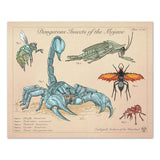 Dangerous Insects of the Mojave - Vintage Style Fallout Print - 8x10 or 16x20 inches