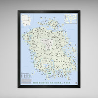 Morrowind - National Park Style Map - 16x20
