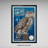 Hogwarts - Owl Post Advertising Print - 11x17 inches