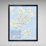 Palworld - Palpagos Islands - National Park Style Map - 16x20 inches
